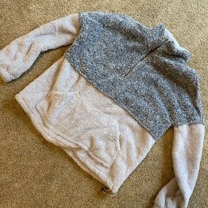 2-Tone Teddy Pullover
